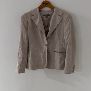 Ann Taylor beige blazer jacket